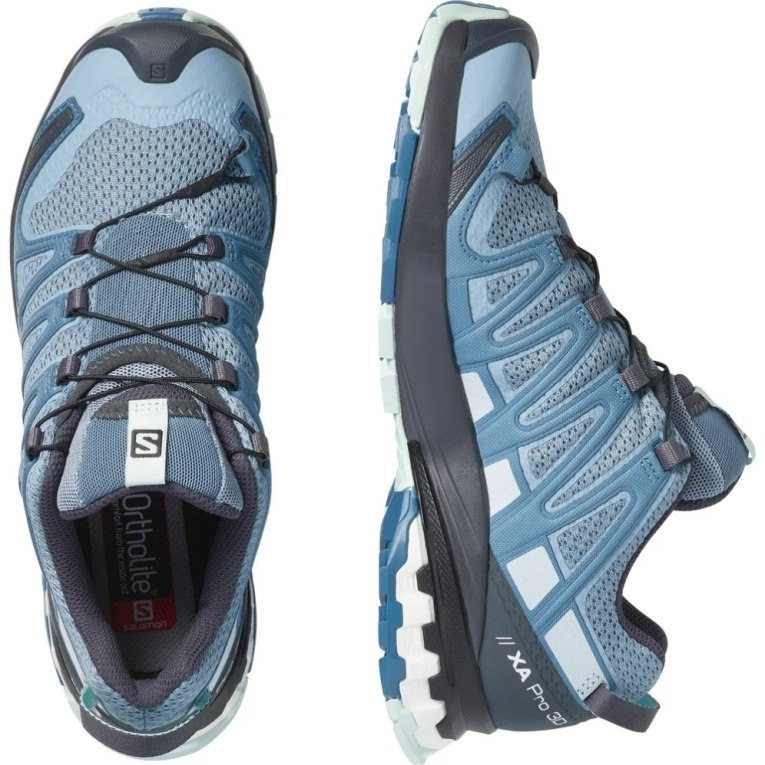 Tenis Para Trail Running Salomon Xa Pro 3d V8 Mujer Azules | MX CJYI729